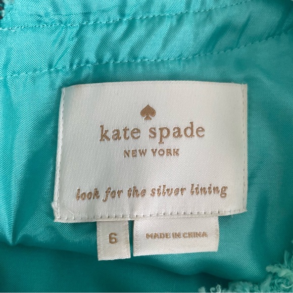 Kate Spade All Wrapped Up Terri Dress in Mint Cream 6 - Picture 4 of 8